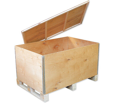 use plywood case to do packaging 