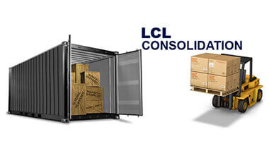LCL consolidation sea shipping to Canada