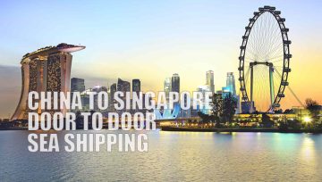China to Singapore sea shipping