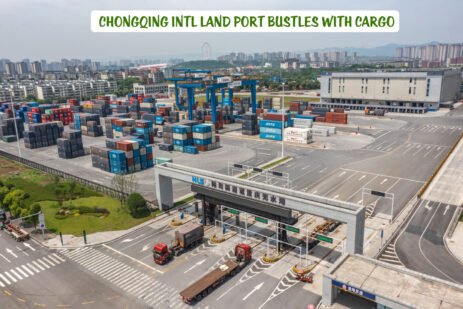 Chongqing intl land port bustles with cargo