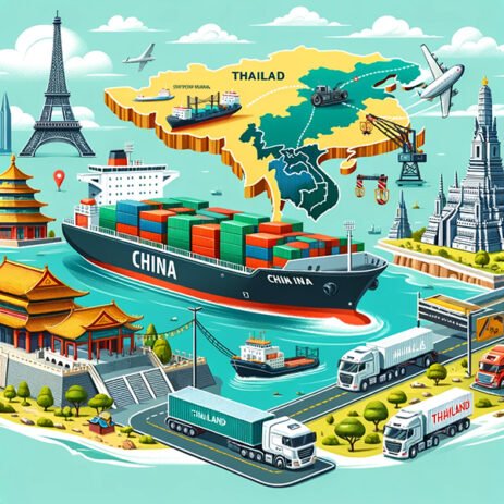 China to Thailand all type of freight service