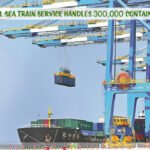 China's intl rail-sea train service handles 300,000 containers in 2024